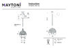 Миниатюра фото подвесной светильник maytoni fermi p140-pl-170-1-n | 220svet.ru